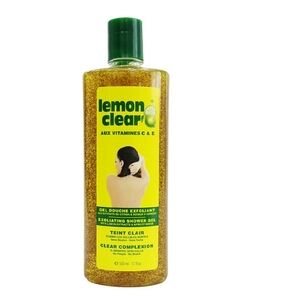 Lemon Clear Exfoliating Shower Gel - Yellow & Gold 1000 Ml